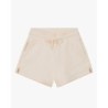 VOGUE Shorts Creme mit tonaler Logo-Stickerei