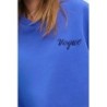 VOGUE Sweatshirt Dove Blue mit kleiner Logo-Stickerei