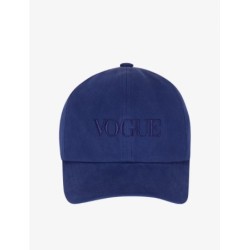 VOGUE Cap Dunkelblau mit Logo-Stickerei