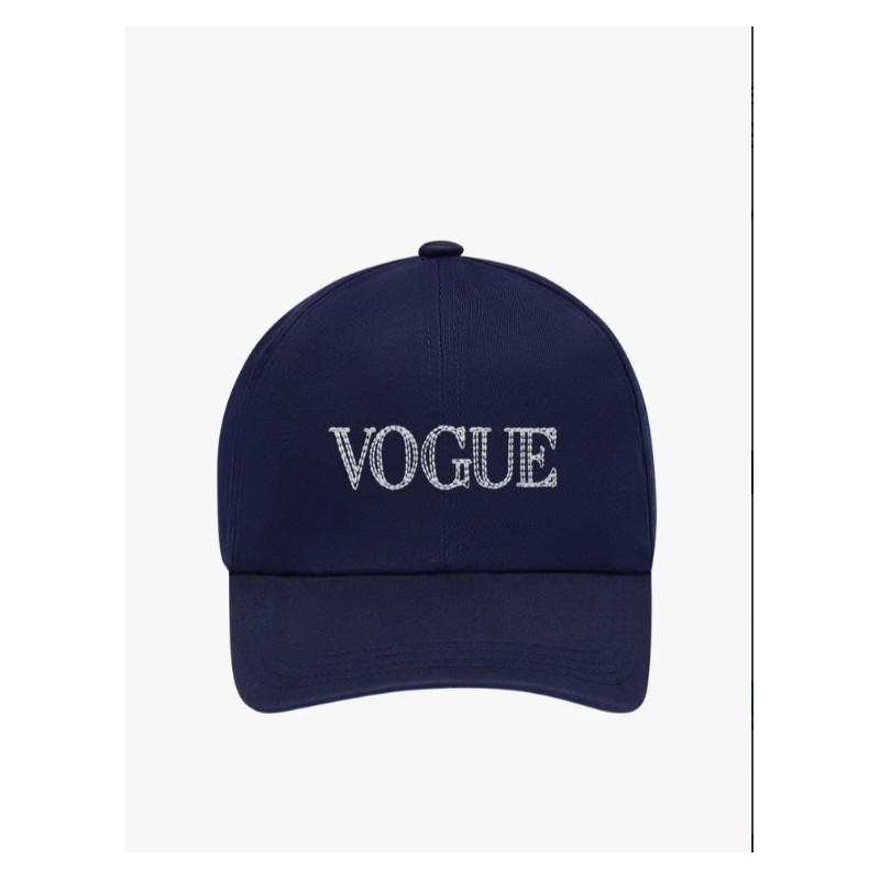 VOGUE Cap Midnight Blue mit Logo-Stickerei