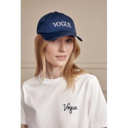 VOGUE Cap Midnight Blue mit Logo-Stickerei