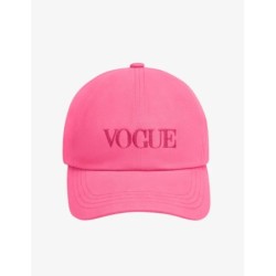 VOGUE Cap Pink mit Logo-Stickerei