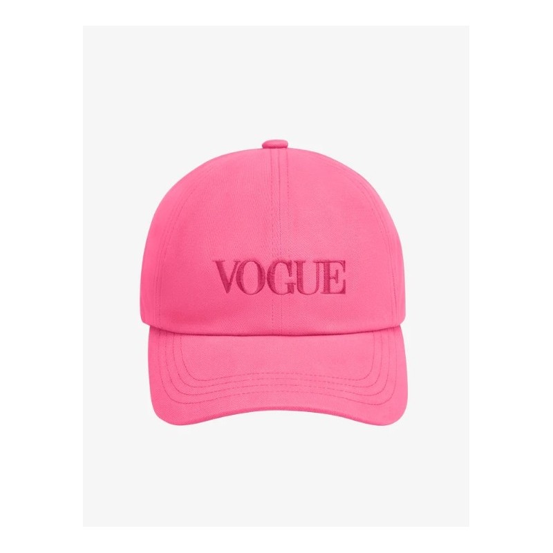 VOGUE Cap Pink mit Logo-Stickerei