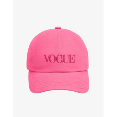 VOGUE Cap Pink mit Logo-Stickerei