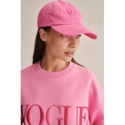 VOGUE Cap Pink mit Logo-Stickerei