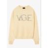 VOGUE Sweatshirt Vanilla mit Logo-Stickerei