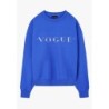 VOGUE Sweatshirt Dove Blue mit Cover-Print