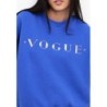 VOGUE Sweatshirt Dove Blue mit Cover-Print