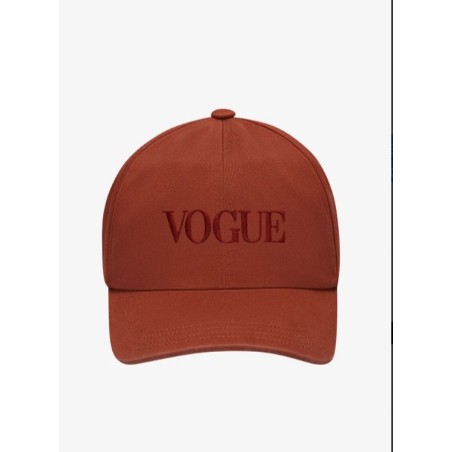 VOGUE Cap Rusty Red mit Logo-Stickerei