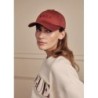 VOGUE Cap Rusty Red mit Logo-Stickerei