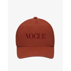 VOGUE Cap Rusty Red mit Logo-Stickerei