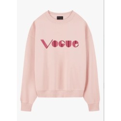 VOGUE Sweatshirt Smokey Rose mit Logo-Stickerei