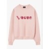 VOGUE Sweatshirt Smokey Rose mit Logo-Stickerei