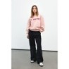 VOGUE Sweatshirt Smokey Rose mit Logo-Stickerei