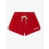 VOGUE Terry-Shorts Rot mit Logo-Stickerei