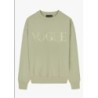 VOGUE Sweatshirt Sage mit Logo-Stickerei