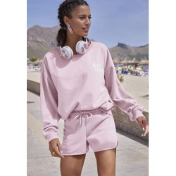 Buffalo-Sweatshirt,Farbe: rosa