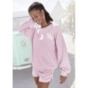 Buffalo-Sweatshirt,Farbe: rosa