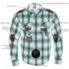 Milwaukee Leder MPM1630 Herren Plaid Flanell Biker Shirt