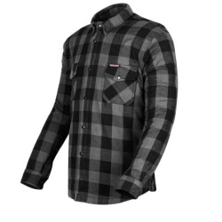 BGA Exo Schutz Motorrad Shirts Grau/Schwarz, mit CE Approved Armor