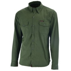 BGA Icon HD Flanell Shirt Olivgrün