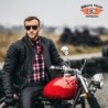 BGA Timber HD Motorrad Shirt Rot/Weiß/Schwarz