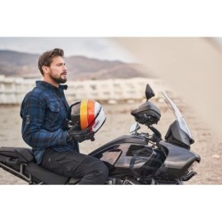 SHIMA RENEGADE MEN 2 Motorrad Shirt für Männer mit Armored Plaid Shirt