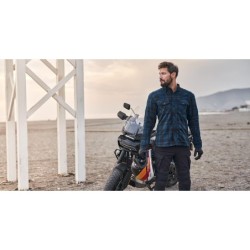 SHIMA RENEGADE MEN 2 Motorrad Shirt für Männer mit Armored Plaid Shirt