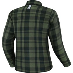 SHIMA RENEGADE MEN 2 Motorrad Shirt für Männer mit Armored Plaid Grün