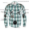 Milwaukee Leder MPM1641 Herren Plaid Flanell Motorrad Shirts