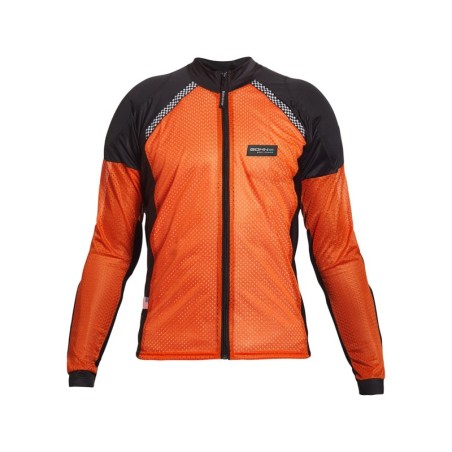 Airtex™ – Mesh Armored Motorradshirt – Hi-Vis Orange