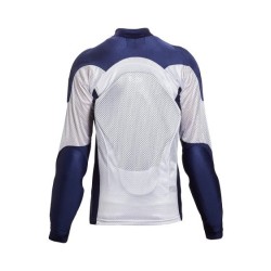 Airtex™ ,Summer Mesh Armored Motorradshirt – Blau und Weiß