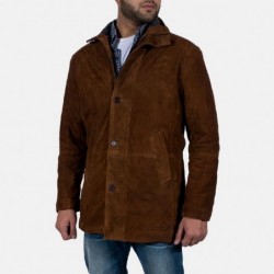 Sheriff-braune Wildlederjacke