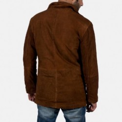 Sheriff-braune Wildlederjacke