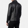 Noah schwarze Leder-Bikerjacke