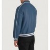 Blaue Collegejacke aus Leder von Cooper