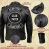 Milwaukee Leather Schwarze klassische Brando Motorradjacke für Herren