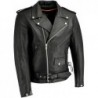 Milwaukee Leather LKM1711 Jacket for Men, Police Style Biker Jacket