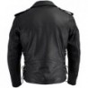 Milwaukee Leather LKM1711 Jacket for Men, Police Style Biker Jacket