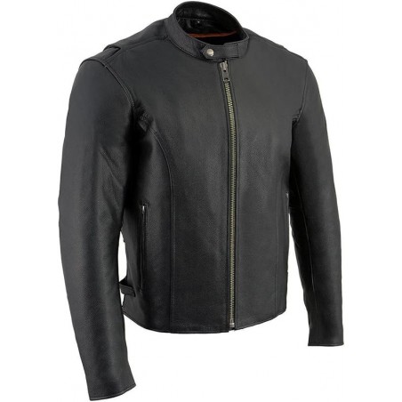 Milwaukee Leather LKM1710 -Motorradjacke im klassischen Scooter-Stil