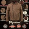 Milwaukee Leather MLM1511 Vintage Crazy Horse Brown Jacken Hoodie