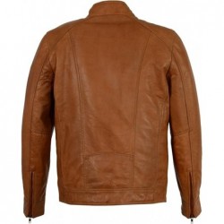 Milwaukee Leather SFM1860 Herren Lammfell Saddle Moto Lederjacke