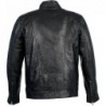 Milwaukee Leather SFM1860 Herren Lammfell Saddle Moto Lederjacke