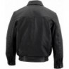 Milwaukee Leather SFM1865 Klassische Lederjacke für Herren, Schwarz