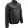 Milwaukee SFM1806 Herren-Motorradjacke mit Euro-Kragen und Seitennaht