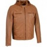 Milwaukee Leather SFM1845 Herren-Lederjacke mit Kapuzenpullover