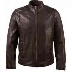 Milwaukee Leather Vintage SFM1803 Herren-Modejacke aus braunem Leder