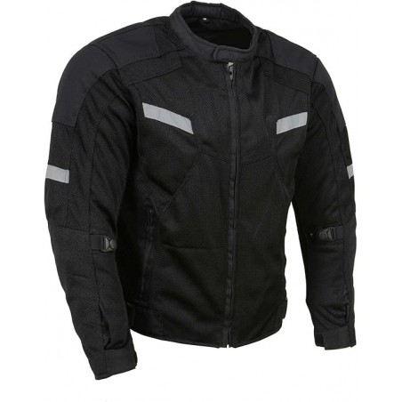 Milwaukee Leather MPM1792 Motorradjacke für Herren, Ganzjahresjacke