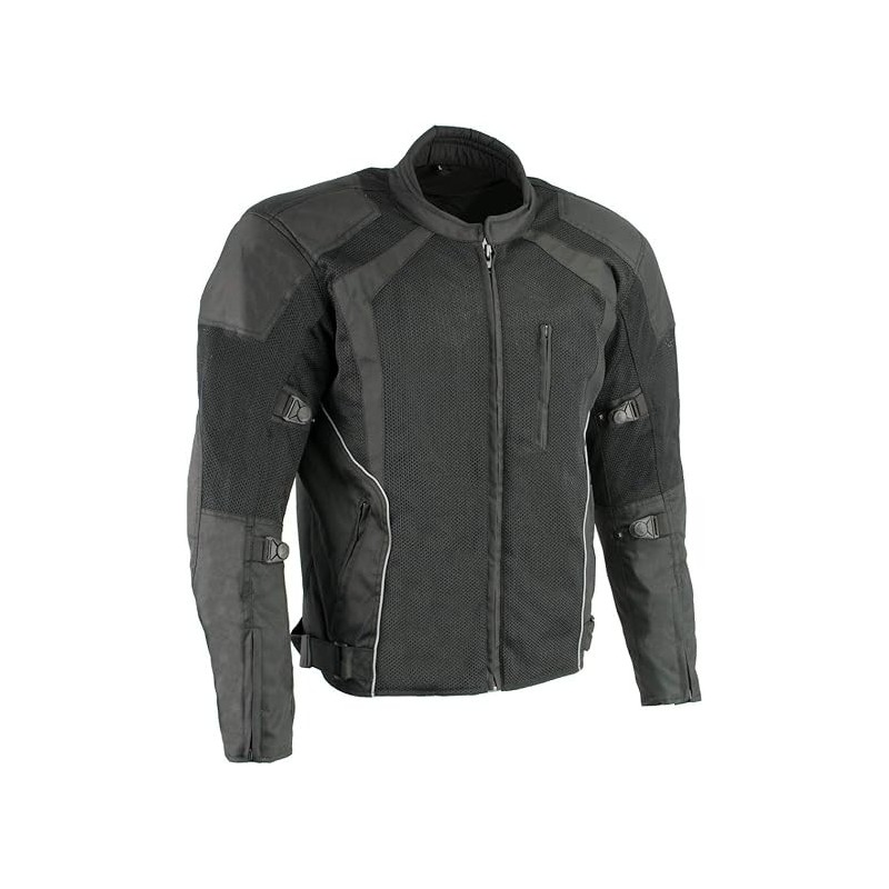 Milwaukee Performance MPM1793 Herren Racer Jacke mit Rüstung, Schwarz