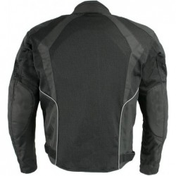 Milwaukee Performance MPM1793 Herren Racer Jacke mit Rüstung, Schwarz